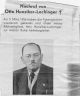 Hunziker-Lochinger Otto - Nachruf